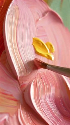 Summer Garden: Creating a Textured Tropical Flower Painting