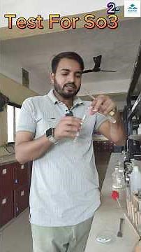 Test for Sulphite ion (So32-) #saltanalysis #chemistry #reels