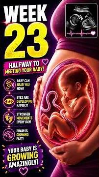 23 Weeks Pregnant: Baby Can Hear You & Strong Movements! #pregnancyjourney #pregnancy