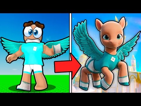 I became a PONY in Roblox My Little Pony RP...