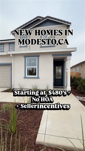 Jenny Carranza | REALTOR ®️ on Instagram: "MODERN NEW CONSTRUCTION IN MODESTO! ✨ No HOA • Starting in the $480s • Seller incentives available! Come see these beautiful new builds where you can customize your home from the ground up. Lots are still available .don’t wait! 📲 Message me to schedule a private tour and let’s get you into your dream home. 🏡🔑 KB homes Jenny Carranza | REALTOR Dre#02202924 Lifestyle Realty (209)614-4551 #newhomes#modesto#newbuild#customize#explore#dreamhome#backyard#m