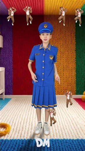 Counting with the Moose Police Officer Song #kidssongs #numbersong #shorts