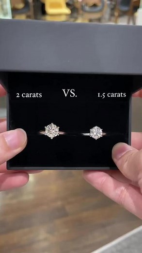2 ct vs 1.5 ct Diamond Comparison | Manila Diamond Studio