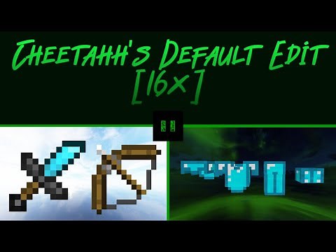 Cheetahh's Default Edit [16x] MCPE PVP Texture Pack (FPS Friendly) By Cheetahh