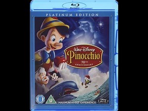 Opening to Pinocchio: 70th Anniversary Edition UK Blu-ray (2009)