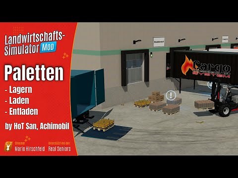 LS22 Mod / Palettenlager ALLES geht rein! Manuell oder automatisch ... / LS22 Modvorstellung