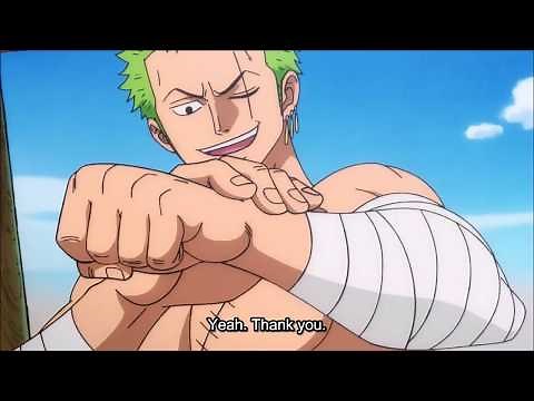 ルフィとゾロが菊に出会う- ワンピース900