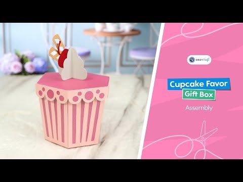 Cupcake Favor Gift Box - Assembly Tutorial