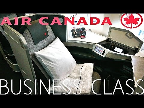 Air Canada BUSINESS CLASS Vancouver to London|Boeing 787 Dreamliner