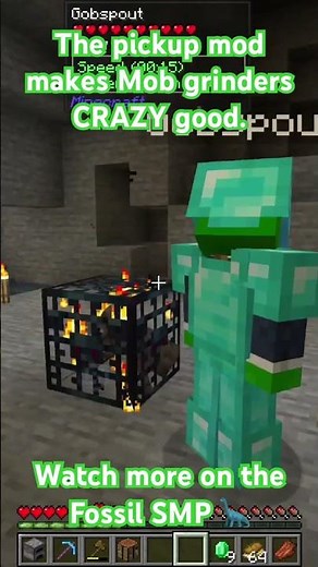 The BEST way to make Mob Grinders in modded Minecraft on the official Fossils and Archeology SMP