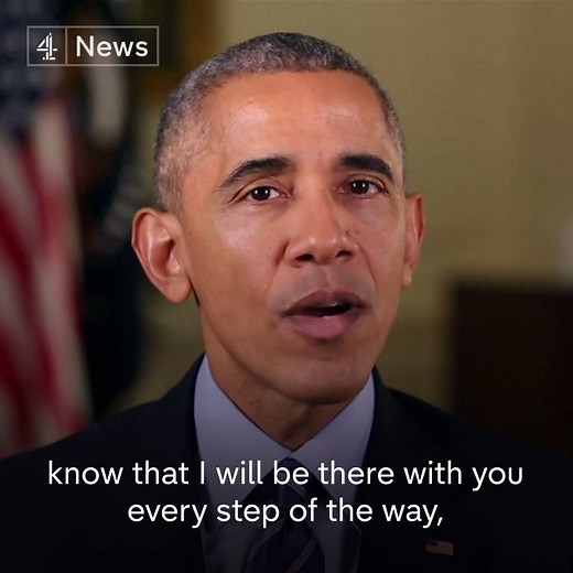 277K views · 7.9K reactions | "I will be there with you every step of the way" - Barack Obama gives his last New Year address as US President. Obama tells Americans that keeping the country moving forward is a "task that falls to all of us". | Channel 4 News | Facebook