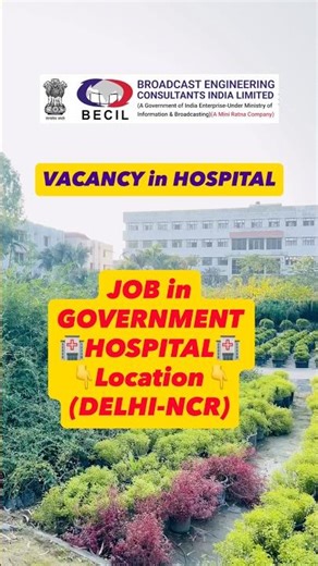 Hospital jobs // vacancy in hospital // hospital jobs in Delhi // medical jobs after 10th, 12th & UG