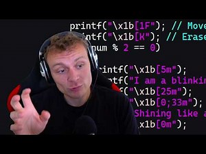 Exploring ANSI Escape Codes