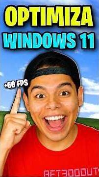 OPTIMIZE WINDOWS 11 AND GET +60 FPS EASILY AND FOR FREE