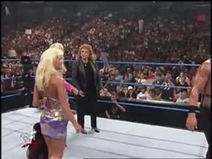 Jeff Jarrett attacks Moolah and Mae Young 9/9/1999