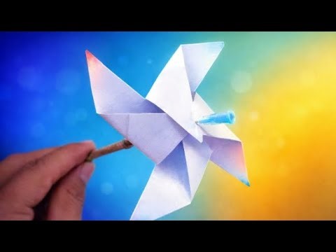 Amazing Paper Pinwheel DIY 🚀 | Easy & Fun Paper Craft Tutorial