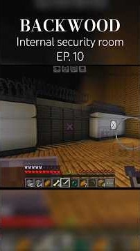 Internal Security Room | Backwoods Ep. 10 #shorts #backwood #minecraft #scary