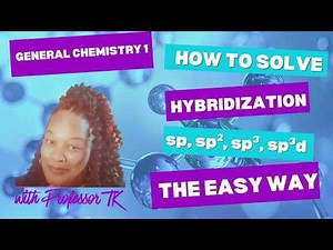 Hybridization Explained Step by Step (sp, sp2, sp3, sp3d, sp3d2 Made Easy)
