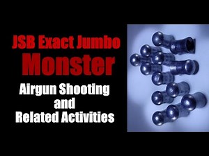 HW100 T FAC .22 and JSB Exact Jumbo Monster 25.39 gr grouping 33 yards