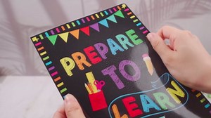 Pajean 125 Pcs Colorful Classroom Bulletin Board Decoration Set Class Rules Posters with Paper Fans Motivational Wall Signs Inspirational Classroom Decor for Elementary Middle School Teacher Supplies