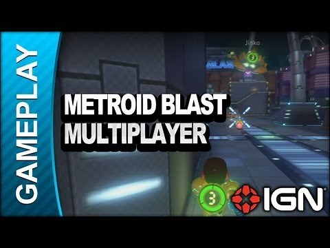 Nintendo Land: Metroid Blast - Geemer Invasion - Multiplayer Gameplay