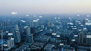 Social media and notificaition icons. Social networking service.