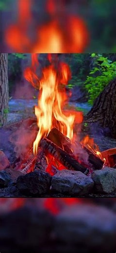 🔥 Cozy Campfire by the River – Relaxing Fire Sounds for Deep Sleep & Stress Relief