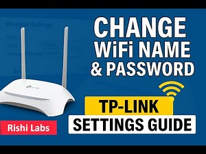 How to Change WiFi Name SSID and Password on Any Router