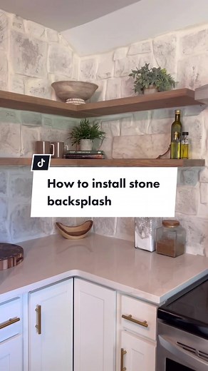 How to Install a Stone Backsplash in Your Kitchen