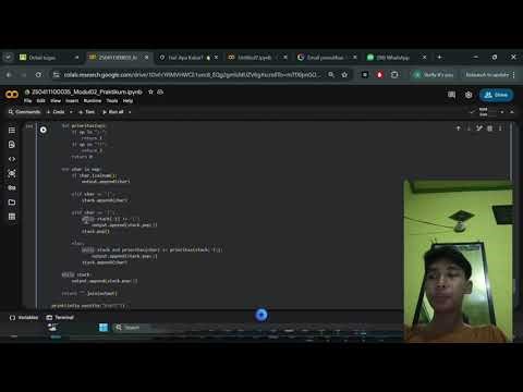 CONVERT INFIX KE POSTFIX MENGGUNAKAN STACK DI PYTHON