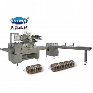 [Hot Item] Automatic Biscuit Sandwiching Machine on Edge Packing Creaming System