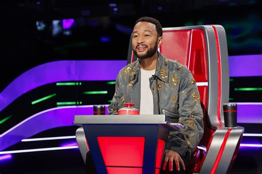 John Legend's Daughter Luna Has the Cutest Correspondent Job on The Voice: "This Is Dad"