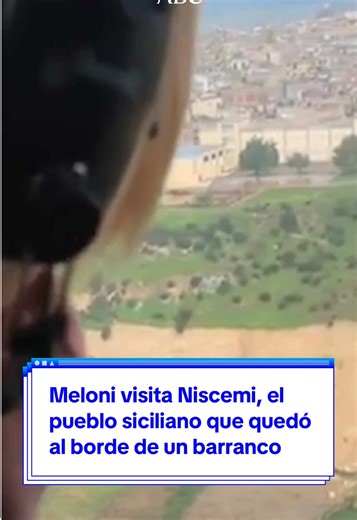 Giorgia Meloni visita Niscemi tras deslizamientos de tierra