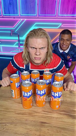 Mbappé Watched the Drink Disappear 🥤😭 #parody #football #haaland #worldcup