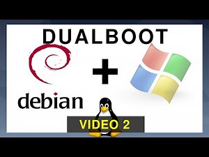 02 - Instalar DEBIAN JUNTO A WINDOWS 7 en un PC REAL [Antiguo pero Real] Dual Boot] [V159]