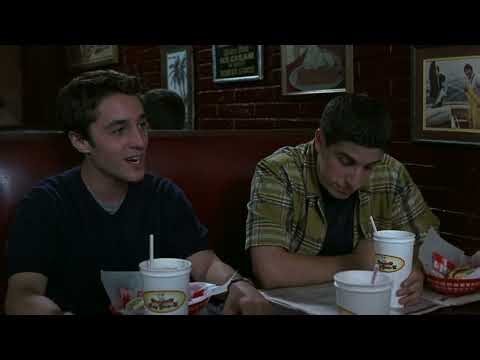Jim and His Friends Eat At Dog Years - American Pie Scene