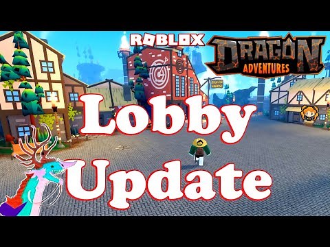 ROBLOX DRAGON ADVENTURES LOBBY UPDATE!! Hint to NEW Map! MISSIONS and Sending My Dragons on QUESTS!