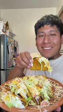 $2 crunchy supreme Tacos #mexicanfoodblogger