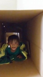 Turning Stairs into a Cardboard Box Slide! 🤣 🙌 (🎥 Be Kreativ via ViralHog) | Marcos Sanchez