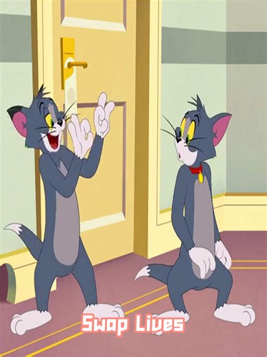 Tom switches lives with a celebrity cat and experiences a completely different way of living.#tomandjerry #fypシ゚viral #cartoon #movie #usa
