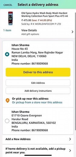 3 Step Checkout on Amazon