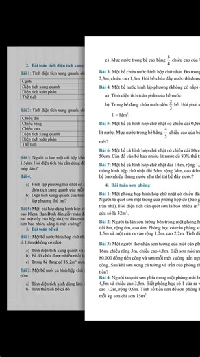 🌿 ĐỀ CƯƠNG ÔN HÈ TOÁN 5 LÊN 6 #LearnOnReels #fyp #THCS #tieuhoc | Ôn Thi Tiểu Học Và THCS CLC