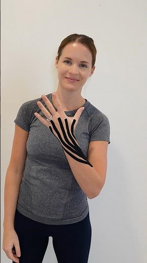 Apply Kinesiology Tape for Hand Swelling