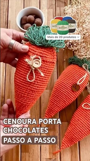 👆🏼CLICK ON THIS 👆🏼TITLE ▶️ ABOVE 👆🏼AND WATCH THE VIDEO TUTORIAL FOR THE CROCHET CARROT CHOCOLATE ...