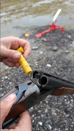 Fox Model B 20 gauge double barrel shotgun!! #youtubeshorts #shorts #viral #shooting