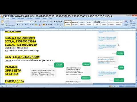 Original V5 GPS Tracker Settings & Commands Login Details GPS Server Application