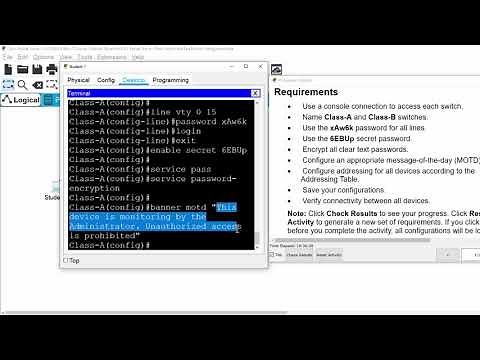 [CCNAv7]Basic Switch and End Device Configuration