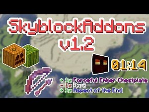 SkyblockAddons v1.2 Hypixel Mod Update - New magma boss timer & more!