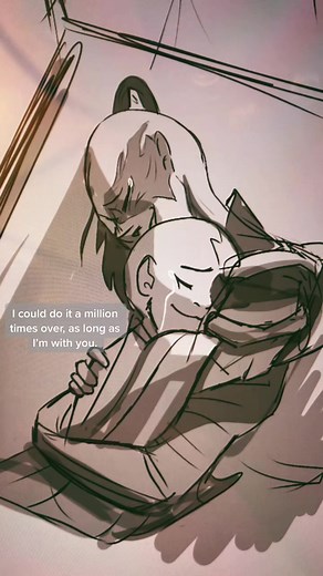 ⚠️NOT A SHIP POST⚠️I think that’s the warmest hug I’ve ever drawn…#atla #avatarthelastairbender #atlaAU #zuko #aang #timetravelau