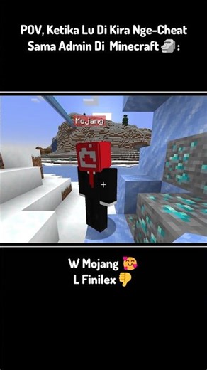 POV: When You're Thought to Be Cheating the Admin in Minecraft